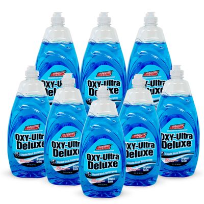 La's Totally Awesome Dish Soap Liquid  Original Scent (30 fl oz, Pack of 8)  Grease-Fighting Dishwashing Liquid from Awesome Cleaner Brand