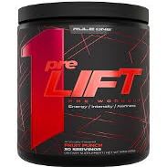 PreLift Pre-Workout Supplement, Fruit Punch Flavor