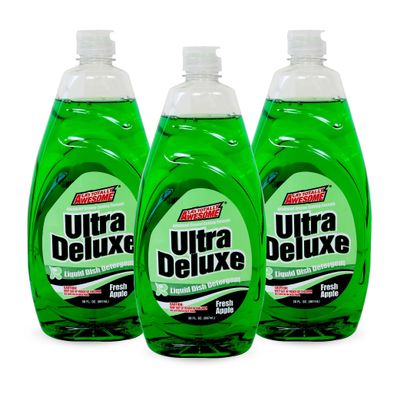 La's Totally Awesome Dish Soap Liquid  Fresh Apple Scent (30 fl oz, Pack of 3)  Grease-Fighting Dishwashing Liquid from Awesome Cleaner Brand
