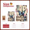 HJLUUFT Romantic Paris Eiffel print Burlap Linen Bag Christmas Party Favors Gift Goodies Bag for Gifts Assorted Size (S, M) view 3