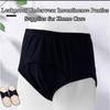 Leakproof Panties for Women Incontinence Diapers,Panties for Incontinence for Home Care Incontinence Diapers Adult Cloth Diapers Reusable Leakproof Underwear(Black,X-Large) view 4