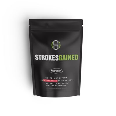 Strokes Gained Golf Hydration Watermelon Electrolyte Powder  Sugar Free Drink Mix Packets  Golf Accessories for Men & Women  Golf Gifts  20 Stick Packs