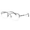 YEIN Blue Light Blocking Glasses, Phone TV Computer Gaming Glasses, Anti Eyestrain, Half Frame Glasses With Metal For Women MenGray+2.00Magnification view 1