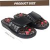 Acupressure Sandals Foot Massager Acupuncture Sandals Acupoint Stimulation Slippers Shoes Reflexology Sandals with Spring-Loaded Buttons & Adjustable Straps for Women Men, 38-39 reflexology sandals view 2