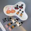 Cartoon pumpkin earrings, ghost earrings, love lips acrylic earrings earrings (Style 3) view 3
