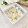 Gold Personalized Cross Name Tag, Acrylic Mirror Baptism Tag, Lettering Name Logo,Baptism Cross Tag, Christening Favors Tag (60pcs,3cm) view 4