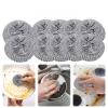 10er Pack Stainless Steel Sponges Scrubbers Cleaning Ball Utensil Scrubber Density Metal Scrubber Brush Pads Ball for Pot Pan Dish Wash Cleaning for Removing Rust Dirty Cookware Brush view 1