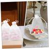 EXHUMKY 150pcs Drawstring Pouches for Candy and Jewelry Storage Small Organza Favor Bags for Parties Weddings and Transparent Mesh Candy Bags view 4