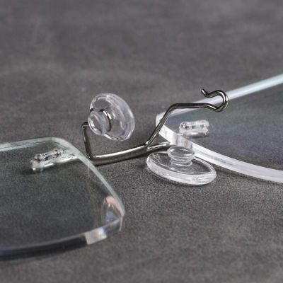 5 Pairs Eyeglasses Nose Pads Round Push in Nose Pieces,Slide in Nosepads for Glasses Sunglasses