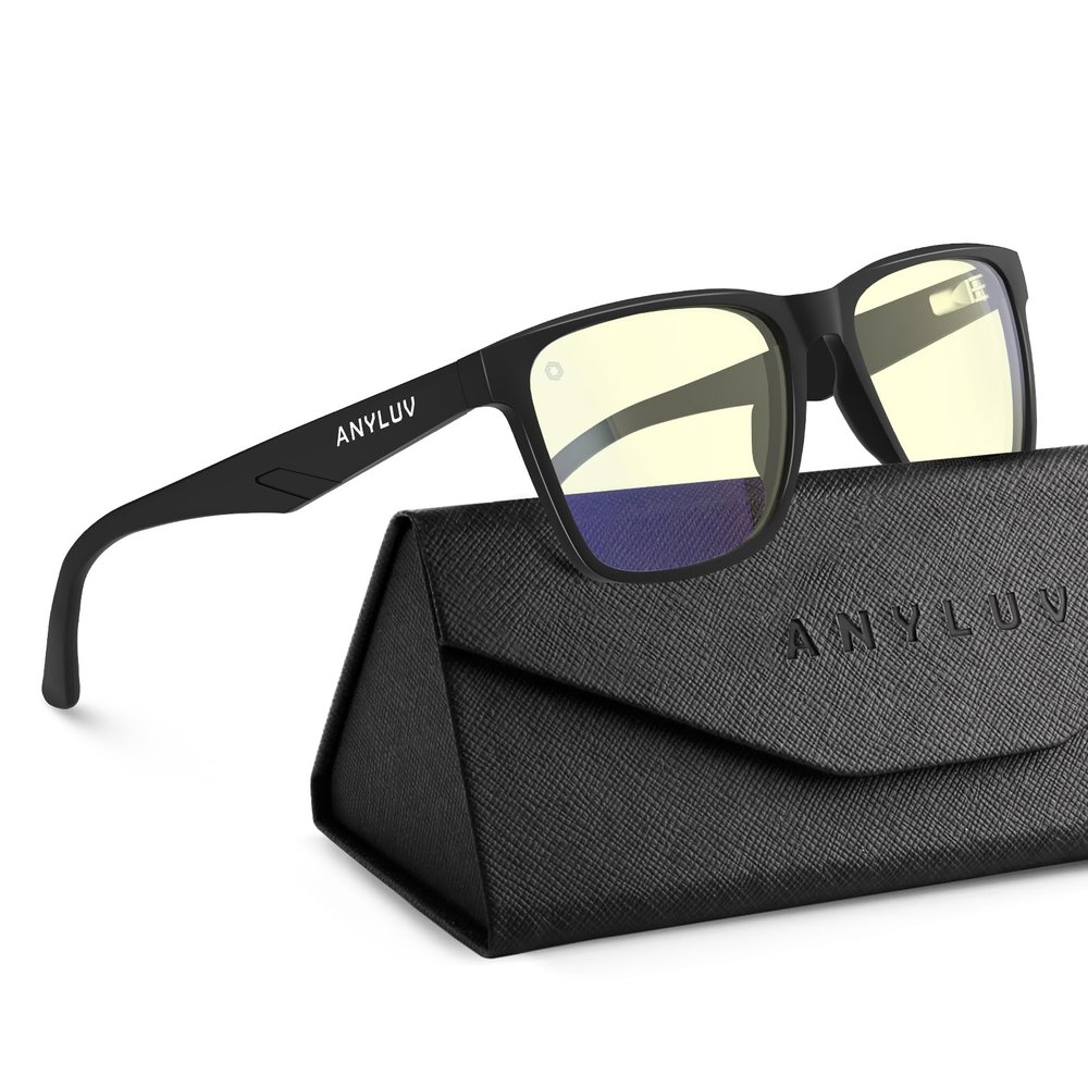 ANYLUV Blue Light Glasses for Women & Men, Stylish Blue Light Blocking Glasses, Eyes Protection & Anti Eyestrain Eyewear