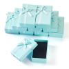 Cheriswelry 12Pcs Small Gift Box with Lid Wedding Birthday Party Decorative Box Cotton Paper Storage Case 3.15"x1.99" for Necklace Bracelet Earring Ring Decoration view 1
