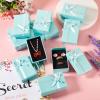 Cheriswelry 12Pcs Small Gift Box with Lid Wedding Birthday Party Decorative Box Cotton Paper Storage Case 3.15"x1.99" for Necklace Bracelet Earring Ring Decoration view 2