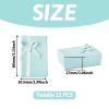 Cheriswelry 12Pcs Small Gift Box with Lid Wedding Birthday Party Decorative Box Cotton Paper Storage Case 3.15"x1.99" for Necklace Bracelet Earring Ring Decoration view 4