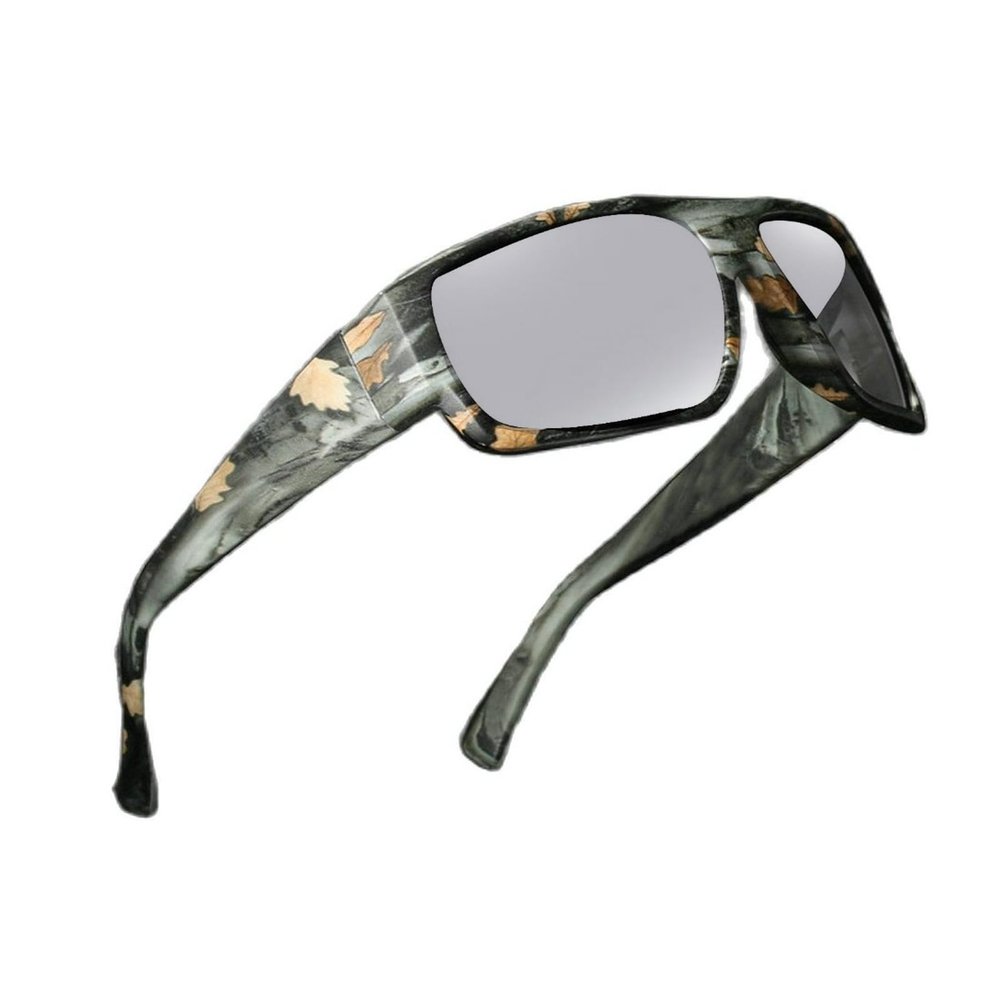 2025 Wrap Around sports Safety Glasses with Readers full lens Reading Glasses Men Transition Photochromic Sunglasses (camouflage, 2.75, x)