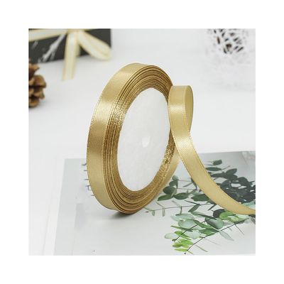 0.93Inch x 25 Yards, Pure Color Ribbon for Gift Wrapping, Hair Bows, Crafts, Wreaths, Bouquets, Wedding Parties, DIY Handmade DecorationsChampagne 1