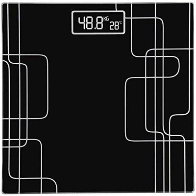 Digital Body Weight Scale,Bathroom Scale with Backlit LCD Display, High Precision Measurements with Toughened Glass Surface Max: 400 Pounds /180 kg