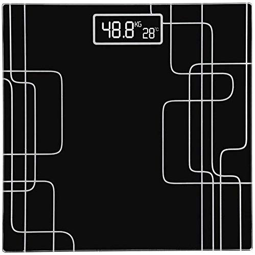 Digital Body Weight Scale,Bathroom Scale with Backlit LCD Display, High Precision Measurements with Toughened Glass Surface Max: 400 Pounds /180 kg