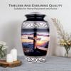Artificia Cross Scenery Decorative Cremation Urn for Ashes - Funeral Urns for Human Ashes Adult Male, Female, and Men - Elegant Memorial Urns for Ashes - Adult Cremation Urn for Ashes Men and Women view 4