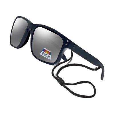 SydeStyle Polarized & Bifocal Reader Sunglasses for Men Women, Wrap Sports Sun Reading Glasses UV Protection (Silver, 1.75, x)