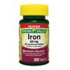 Spring Valley Iron Tablets Dietary Supplement Value Size, 65 mg, 200 Count and Card Gift Maker Explorador view 1