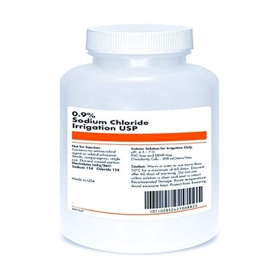 Sterile Saline (Four Pack of 100 ml)