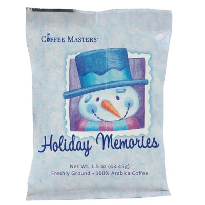 Coffee Masters Holiday Memories Christmas Perfect Potfuls 1.5 oz Ground Coffee Packets (24 Pack)