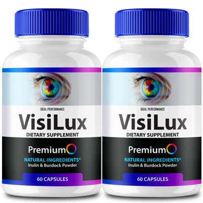 Visilux Eye Health Supplements Capsules, Visilux Vitamins Pills - Maximum Strength, Visilux All Natural Eye Multivitamin, Visilux Eye Health Multivitamin, Visi Lux Eye Capsules Reviews (2 Pack)