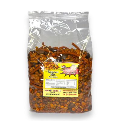 BOTANA MIX NICOMEX. Authentic Mexican Spicy mixed snacks. Botana mix - Party size 5Lb