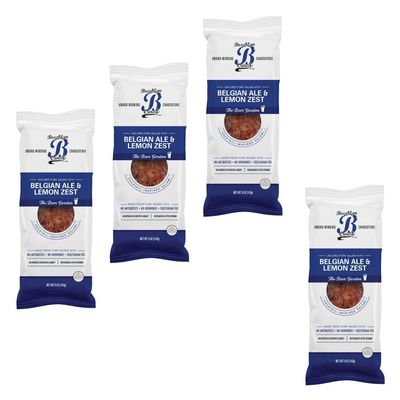 Brooklyn Cured Belgian Ale & Lemon Zest Uncured Chub, 5 oz, 4 Pack