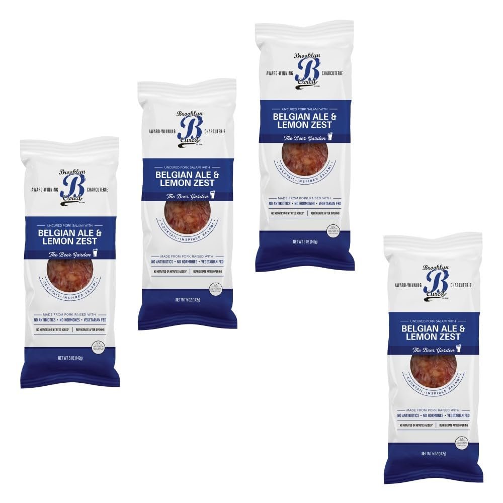 Brooklyn Cured Belgian Ale & Lemon Zest Uncured Chub, 5 oz, 4 Pack