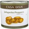 CASA DIVA: Jalapeno Pepper Sliced, 105 oz view 1