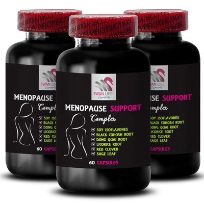 Gentle Balance - MENOPAUSE SUPPORT COMPLEX - Daily Tranquility, Nighttime Ease, Smooth Comfort, Inner Support, Warmth Relief, Women's Peace, Refreshing Calm, Soothing Bliss 3 Bottle 180 Capsules