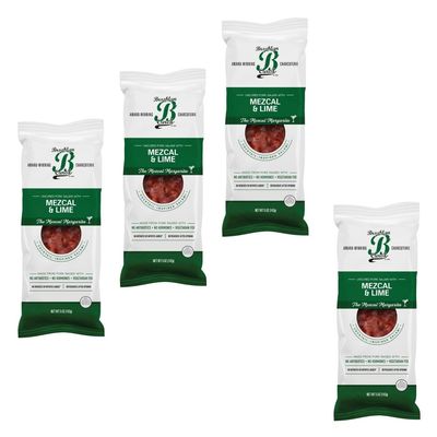 Brooklyn Cured Mezcal & Lime Uncured Salami Chub, 5 oz, 4 Pack