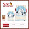 WXZYFP Snow-capped mountains Linen drawstring gift bag, Christmas, birthday, party gift packaging, easy to wash view 4