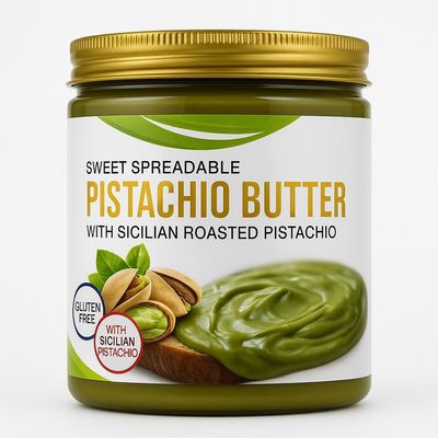 International Antepella Pistachio Cream | Sicilian Pistachio Cream - make chocolate dubai | 8.4oz 240 gm