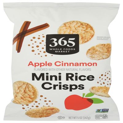 365 By Whole Foods Market Apple Cinnamon Mini Rice Crisp, 5 Ounce
