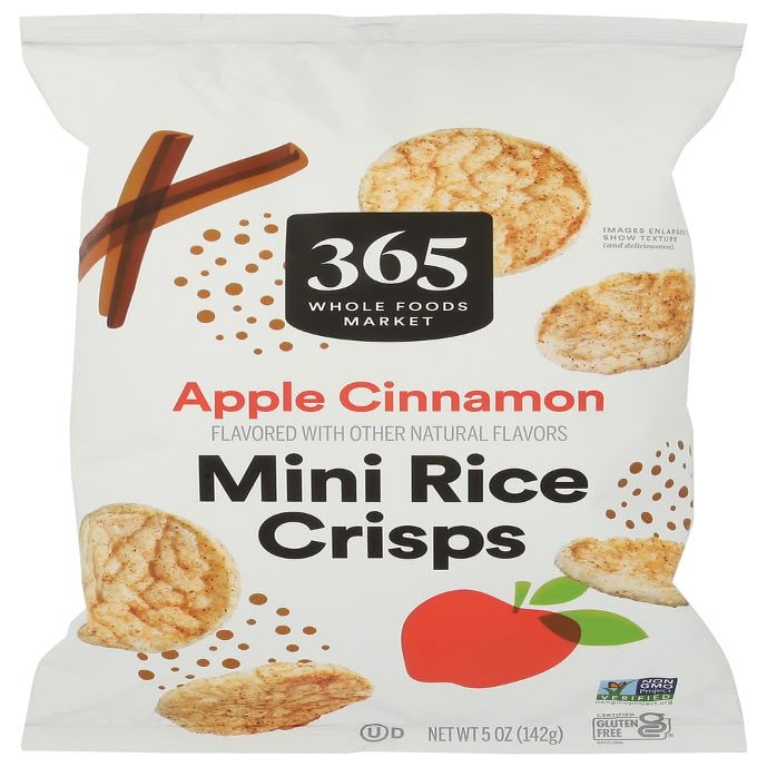 365 By Whole Foods Market Apple Cinnamon Mini Rice Crisp, 5 Ounce