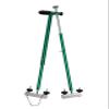 QuicStick Portable Car Hand Controls for Disabled Drivers, Handicap Driver Hand Control, Hand Controlled Car, Portable Hand Controls for Vehicles for Temporary or Permanent Disability(Green) view 1
