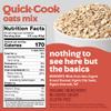 Easy Morning Quick Cook Oatmeal Mix, Organic Ingredients, Naturally Gluten-Free, No Sugar Added, Whole Grain Oatmeal Blend with Amaranth, Teff, Chia, and Flaxseed, 2 minute quick cook, 15 oz (10 servings) view 2