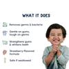 Little Joys Strawberry Flavour Toothpaste for Kids (2-5 Yrs) | Removes Germs & Bacteria | Strengthens Gums & Whitens Teeth | 60 gm view 3