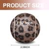 ANCKNE Walker Tennis Balls Precut Tennis Balls for Walkers 4PCS Walkers Legs Universal Precut Glide Balls, Heavy Duty Long Lasting Felt Pad Glide Coverings for Furniture Legs and FloorLeopard view 2