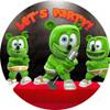 Gummibr Gummy Bear Your a Rock Star edible Cake Topper (Fits 1/4 Sheet Cake) view 4