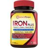 Doctor's Recipes Iron Supplement for Women Men - Gentle Iron Bisglycinate with Vitamin C, B6, Folate & B12, Stomach Friendly Iron Pills, 30 Vegan Caps view 1