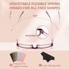 OLOENBN Reading Glasses for Women,6 Pack Blue Light Blocking Glasses for Women Men,Fashion Readers with Spring Hinge Eyeglasses (3.50) view 4