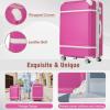 4-piece Hardshell Suitcase Set, Travel Suitcase, 20" + 24" + 28" Suitcases and Toiletry Bag, Trolley Case with TSA Lock, Lightweight ABS Hardshell Material, Large Capacity, Zippered Compartment view 3