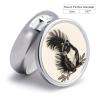 Skunk Printed Pill Box Pill Container Portable Medicine Pill Case Metal Travel Pill Box Vitamin Container with 3 Compartment Medicine Case view 2