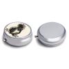 Skunk Printed Pill Box Pill Container Portable Medicine Pill Case Metal Travel Pill Box Vitamin Container with 3 Compartment Medicine Case view 3