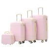 4-piece Hardshell Suitcase Set, Travel Suitcase, 20" + 24" + 28" Suitcases and Toiletry Bag, Trolley Case with TSA Lock, Lightweight ABS Hardshell Material, Large Capacity, Zippered Compartment view 1