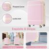 4-piece Hardshell Suitcase Set, Travel Suitcase, 20" + 24" + 28" Suitcases and Toiletry Bag, Trolley Case with TSA Lock, Lightweight ABS Hardshell Material, Large Capacity, Zippered Compartment view 3