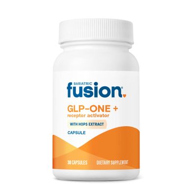 Bariatric Fusion GLP-1 Plus | GLP Activate Receptors to Feel Full Faster and Longer* | Natural Supplement with Copaiba and Hops Extract | Gluten Free and Vegan GLP1 Supplement | 30 Capsules